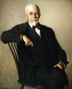 M4311, Portrait of Edward Sylvester Morse 1838-1925, painting by