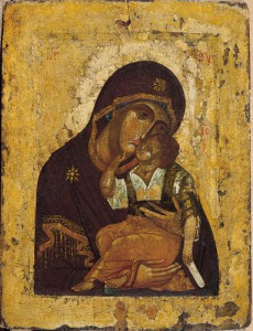 イコン「憐れみの聖母」 14世紀後半　モスクワ ©Moscow Kremlin Museums