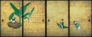 重要文化財「郭子儀図襖絵」（部分） 天明8年（1788） 兵庫・大乗寺蔵