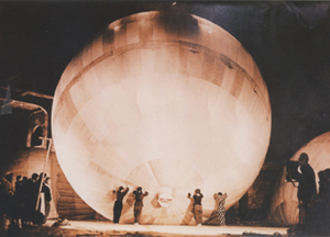 風船爆弾気球部製造 満球テスト画像