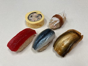 江戸の寿司（模型）