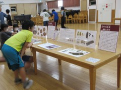 江戸時代の貨幣について学ぶ児童たち