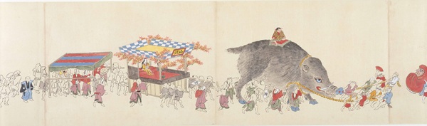 神田明神祭礼図巻 第一巻（部分）