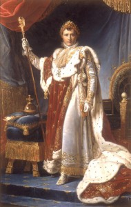フランソワ・ジェラール 《載冠式の正装の皇帝ナポレオン》 ©Jean-Marc Manai,Chateau de Versailles